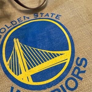 Golden State Warriors Blue and Yellow Tote Bag